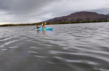 Kayaking sunrise titicaca