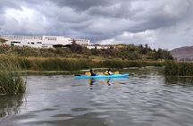Kayaking sunrise titicaca