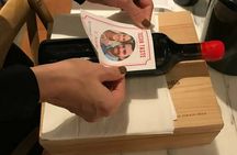 Make your bland bottle and cork Your wine in center of Florence