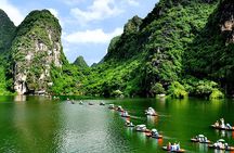 Trang An and Bich Dong Luxury Small Group Tour with Cycling