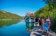 From Split: Krka Waterfalls Trip with Boat Cruise and Swimming 