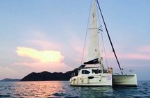 Private Catamaran Yacht to Maiton and Coral with sunset cruise