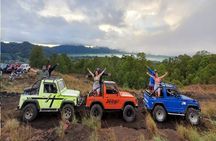 Amazing Mount Batur Jeep Sunrise and Black lava