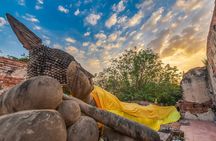 Sunset Selfie Boat Ride at Ayutthaya with A World Heritage Reside