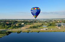 Hot air balloon flight over Vilnius or Trakai in Lithuania