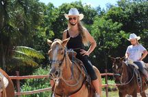 Half Day Horseback Riding Adventure with Cenotes in the Jungle 