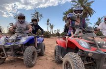 Quad bike ride 2h and camel 30min to the Palmeraie of Marrakech