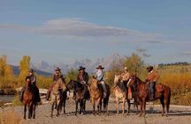 Horseback Riding with Grand Teton Views in Jackson Hole