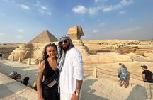 Giza Pyramids, Saqqara Pyramids, Memphis Old City Private Day Tour
