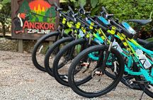 Full-Day Bike Tour in Siem Reap with Zipline 