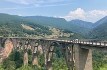 Nort of Montenegro Tara bridge and Ostrog Monastery