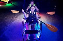 Illuminated Clear Kayak LED Glow Nights Paddle