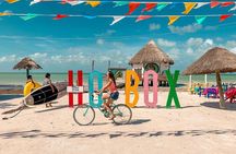 Holbox Island Tour Golf Cart Ferry with Lunch and Transportation