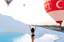 From Fethiye Pamukkale Day Trip w/Hot Aİr Balloon Ride & Lunch