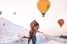 Independent Pamukkale Tour From Kusadasi With Hot Air Balloon