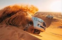 Dubai Desert Safari with Camel Ride, Sand surf, & BBQ Dinner