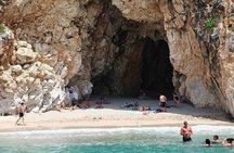Dhermi: Boat tour of the caves with swimming stops