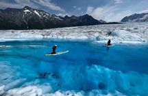 Helicopter and Glacier Paddle Boarding