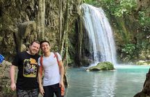 Private Tour: Kanchanaburi Erawan Waterfall, Bamboo Rafting with Thai-Burma Death Railway Tour from Bangkok