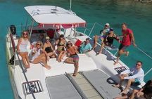 Full or Half Day Private Power Catamaran- USVI Beach and Snorkel 