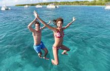 Full or Half Day Private Power Catamaran- USVI Beach and Snorkel 