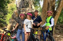 Private Angkor Sunrise Bike Tour Supported By Minivan 