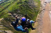 Paragliding flight in Sopelana