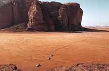 Full-Day Jeep Tour in Wadi Rum with Overnight Stay
