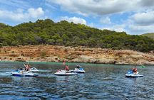 Guided Activity on a Jet Ski to Cala Salada Ibiza