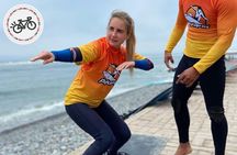 Surf lesson and Bike rental experience