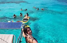 Isla Mujeres Private Catamaran, Cruising, Snorkeling having Fun!!