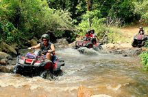 canyoning with ATV 4X4 in waterfalls near La Fortuna