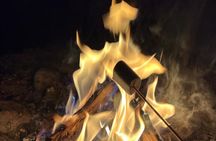 Aurora BBQ in the Private Place in Rovaniemi 