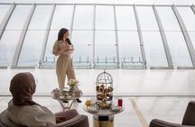 Coffee at The View at The Palm, Dubai –Observatory Deck, Level 52