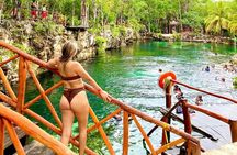 Tulum Adventure Ruins & swim in Akumal Beach & Cenote from Cancun
