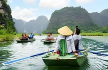 Hoa Lu Tam Coc Mua cave with local village
