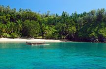 Exploring Nosy Sakatia with guide