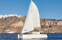 Santorini Platinum Catamaran Cruise with Meal, BBQ and Open Bar 