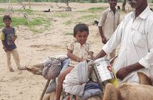 Off the beaten track overnight Camel Safari Tour Jaisalmer