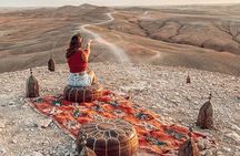 Marrakech desert dinner & sunset camel ride & bonfire music dance