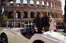 Rome Panoramic Tour by Vintage Classic Cabriolet Car or Vintage Minibus