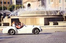 Rome Panoramic Tour by Vintage Classic Cabriolet Car or Vintage Minibus