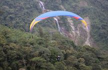 Exciting PARAGLIDING flight from MEDELLÍN over waterfalls
