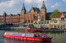 Amsterdam Hop-On Hop-Off 24h or 48h Bus and Boat Option