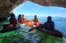 Guided kayak excursion in creeks