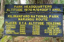 5- Day Kilimanjaro Mountain climbing Marangu