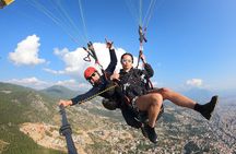 From Antalya Alanya Tandem Paragliding With Beach Visit 