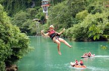 Full-Day Side Rafting With Quad Safari and Zipline in Antalya