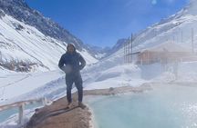 Private Santiago, Visit Hot Springs and Picnic in Cajon del Maipo