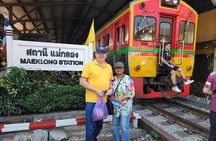 Private Floating Market and Maeklong Railway Market Day Tour 